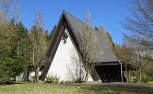 Die Kapelle auf dem Mendener Waldfriedhof